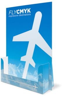 Folderbakjes bedrukken - folderbakjes A4 formaat - promoot jouw acties direct aan de toonbank drukken