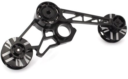 Folding Bike Brompton Chain Tensioner 2-3-6 Speed Bicycle Rear Derailleur Tensioner Aluminum Alloy Chain Tensioner for Brompton Tensioner zwart