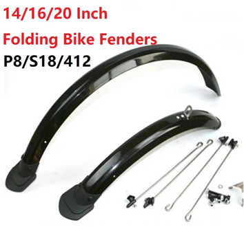 Folding Bike Fenders DA HON 14 Inch 412 16/18/20 Inch SP8 D8 V Brake / Disc Brake Folding Bike Fender Practical Accessories