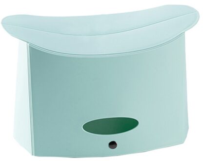 Folding Camping Kruk Lichtgewicht Draagbare Picknick Camping Stoel Met Handvat Gat Voor Vissen groen