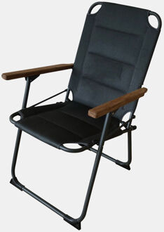 Folding Chair Airmesh Plus Campingstoel Zwart - One size