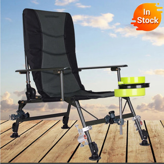Folding Chair Oversized Steel Frame Collapsible Padded Arm Chair with Back Chair Portable for Outdoor