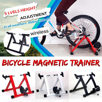 Folding Cycling Trainer Home Training Indoor Exercise Magnetic Resistances Bike Trainer Fitness Station Bicycle Trainer Rollers