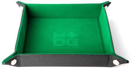 Folding Dice Tray Velvet Green