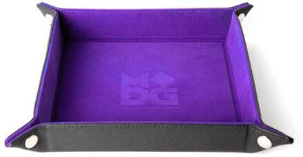 Folding Dice Tray Velvet Purple