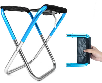 Folding Fishing Picnic Chair Lightweight Camping Foldable Aluminium Cloth Outdoor Portable Easy To Carry Fishing Tools