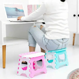 Folding Home Kids Children Plastic Step Stool Portable Folding Chair Small Bench Stool Living Room Furniture Home Furniture