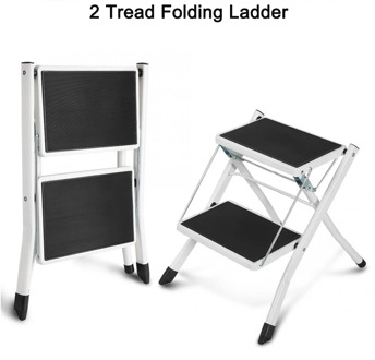 Folding ladder Anti- Slip Little Giant 2 Tread Safety Step Ladder Folding Step Stools With Tool Tray