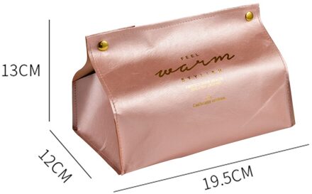 Folding Leather Tissue Opbergdoos Praktische Duurzaam Multi-Functionele Desktop Servet Pompen Papier Houder Container
