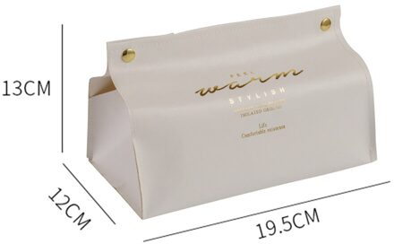 Folding Leather Tissue Opbergdoos Praktische Duurzaam Multi-Functionele Desktop Servet Pompen Papier Houder Container