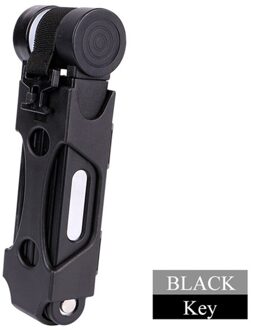 Folding Lock Anti Diefstal Opvouwbare Fiets Slot Voor Motorfiets E-Bike Scooter Patent Kant Trekken Fiets accessoires Key