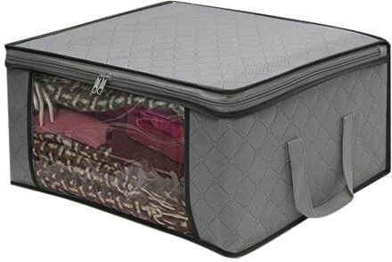 Folding Opbergdoos Vuile Kleding Verzamelen Case Niet Geweven Stof Met Rits Vochtbestendige Speelgoed Quilt Opbergdoos G226565A1