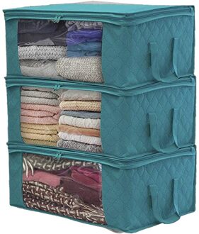 Folding Opbergdoos Vuile Kleding Verzamelen Case Niet Geweven Stof Met Rits Vochtbestendige Speelgoed Quilt Opbergdoos G296957A1