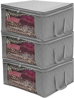 Folding Opbergdoos Vuile Kleding Verzamelen Case Niet Geweven Stof Met Rits Vochtbestendige Speelgoed Quilt Opbergdoos G296958A1