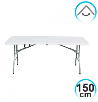Folding table 150cm Rectangular white Catering GH91