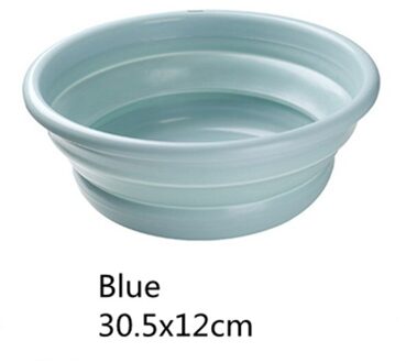 Folding Wastafel Reis Emmer Keuken Organizer Outdoor Reizen Wastafel Draagbare Water Kom Fruit Footbasin Thuis Wastobbe blauw M