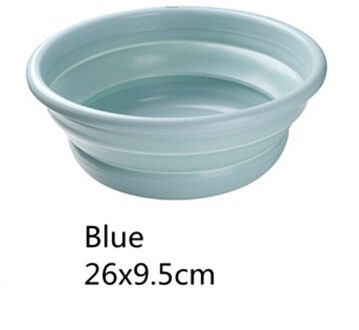 Folding Wastafel Reis Emmer Keuken Organizer Outdoor Reizen Wastafel Draagbare Water Kom Fruit Footbasin Thuis Wastobbe blauw S