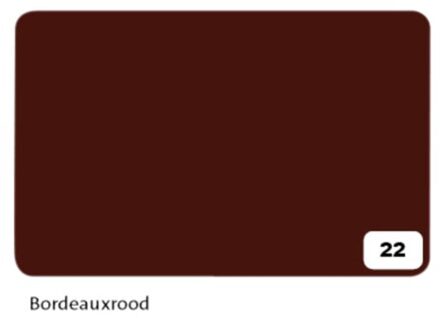 Folia Fotokarton folia 2-zijdig 50x70cm 300gr nr22 Bordeaux rood