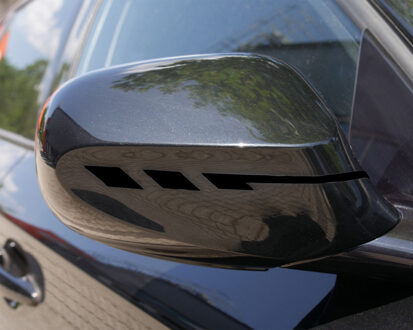 Foliatec PIN-Striping voor spiegelkappen zwart - Breedte = 1,3cm: 2x 35,5cm FT34481