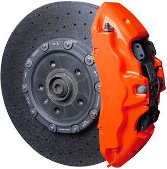 Foliatec Remklauwlakset - NEON oranje - 4 Componenten