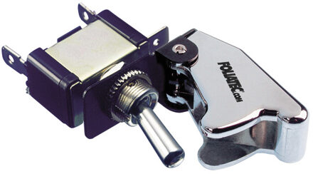Foliatec Schakelaar Kill Switch 6/12/24 Volt Chroom Zilverkleurig