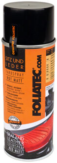 Foliatec Seat & Leather Color Spray - mat rood 1x400ml