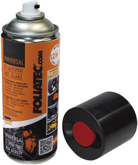 Foliatec Universal 2C Spray Paint - zwart glanzend 1x400ml