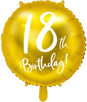 Folie ballon 18th Birthday - 45 centimeter