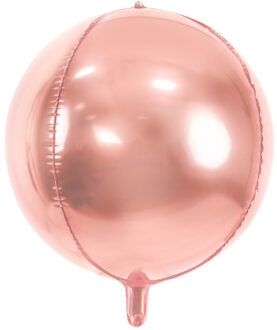 Folie Ballon Bal Metallic Rose Goud 40cm