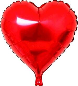 """Folie ballon Heart, 61cm, rood"""