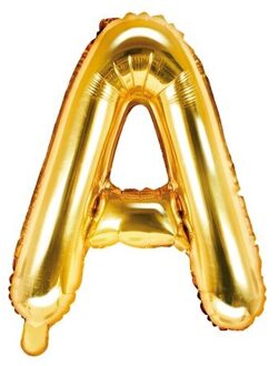 """Folie ballon Letter """"A"""", 35cm, goud"""
