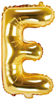 """Folie ballon Letter """"E"""", 35cm, goud"""