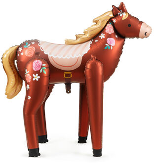 Folie Ballon Paard Bella (110cm) Multikleur - Print