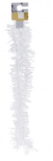 Folie feestslinger wit met sterretjes 180 cm