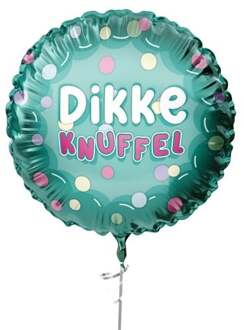 Folieballon 'Dikke knuffel' (45cm) Multikleur - Print