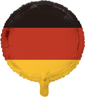 Folieballon Duitsland Rond (46cm) Multikleur - Print