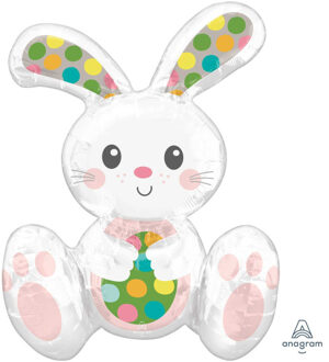 Folieballon Easter Bunny Multikleur - Print