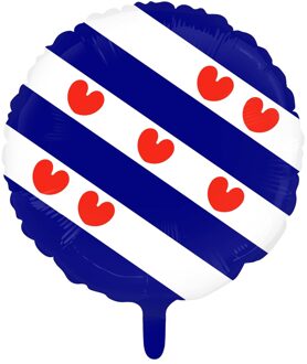 Folieballon Friesland (45cm) Multikleur - Print