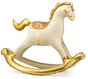 Folieballon Hobbelpaard (106x86cm) Multikleur - Print