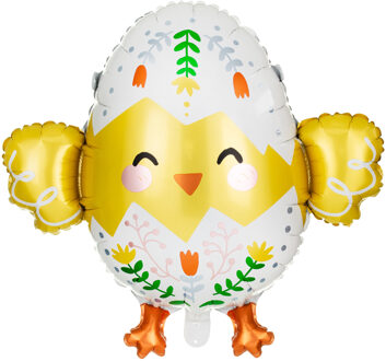 Folieballon Kuiken (78,5x64,5cm) Multikleur - Print
