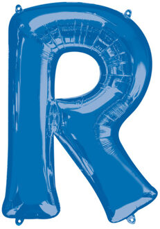 Folieballon Letter R 58 X 81 Cm Blauw