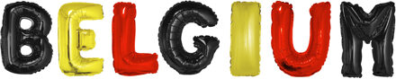Folieballon Letter Set Belgium Multikleur - Print