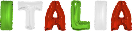 Folieballon Letter Set Italia Multikleur - Print