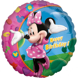 Folieballon Minnie Mouse 45 Cm Folie Roze