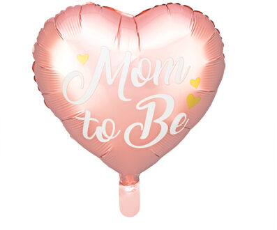 Folieballon 'Mom To Be' Roze (35cm)