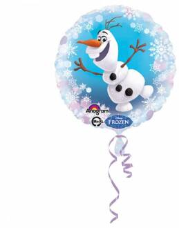 Folieballon Olaf 43cm Multikleur