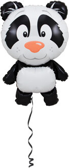 Folieballon Panda 67 X 44 Cm Zwart/wit