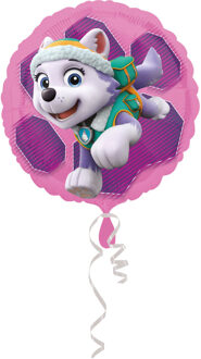 Folieballon Paw Patrol Skye & Everest 43 Cm Paars/roze