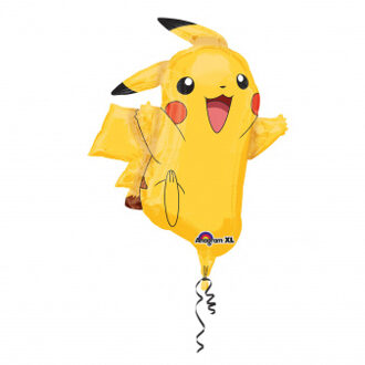 Folieballon Pikachu Jongens 78 X 62 Cm Geel