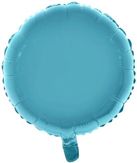 Folieballon Rond Lichtblauw - 46cm
